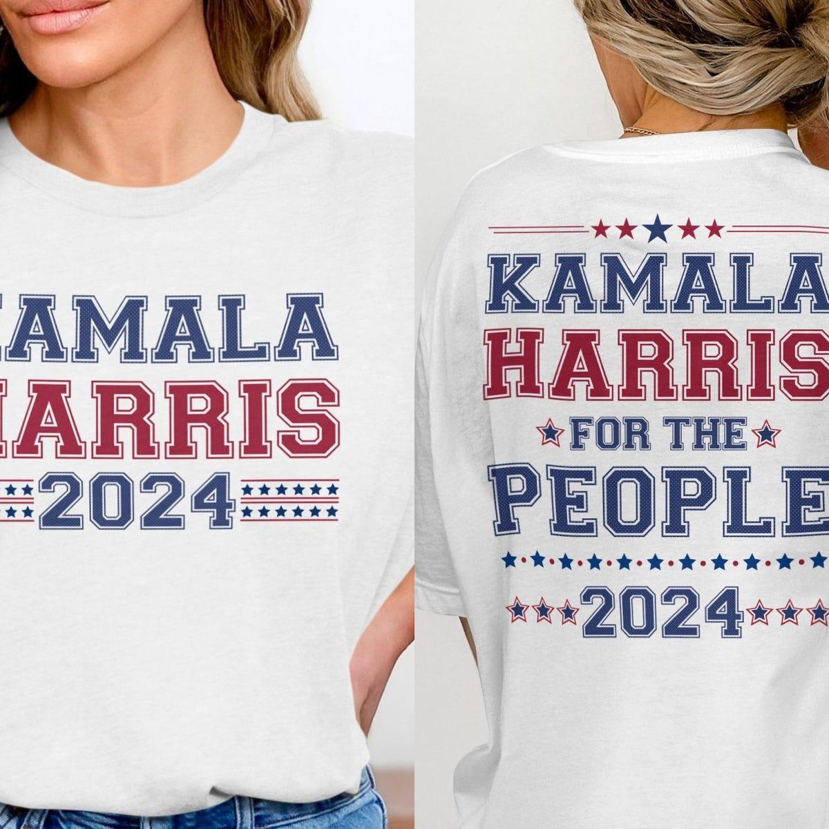 Front And Back Madam President Kamala Harris Shirt 2