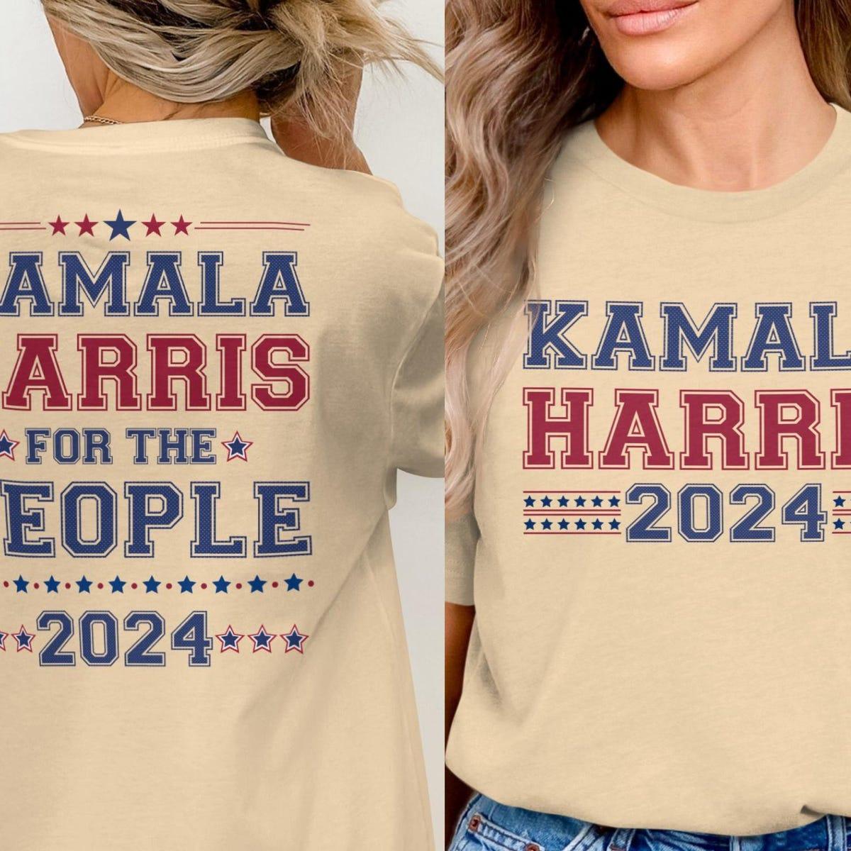 Front And Back Madam President Kamala Harris Shirt 3