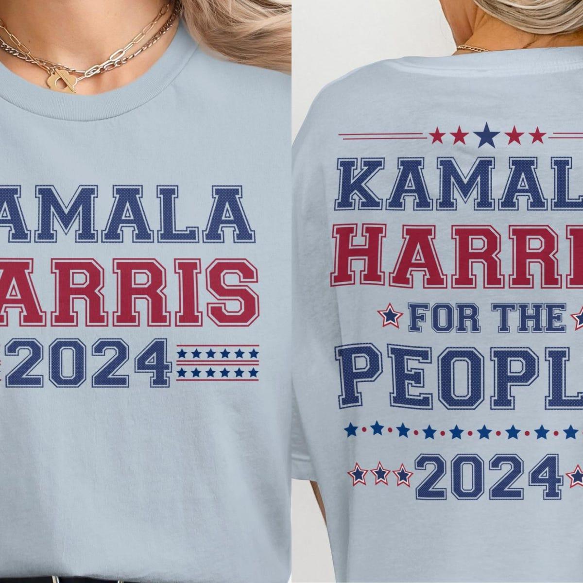 Front And Back Madam President Kamala Harris Shirt 4