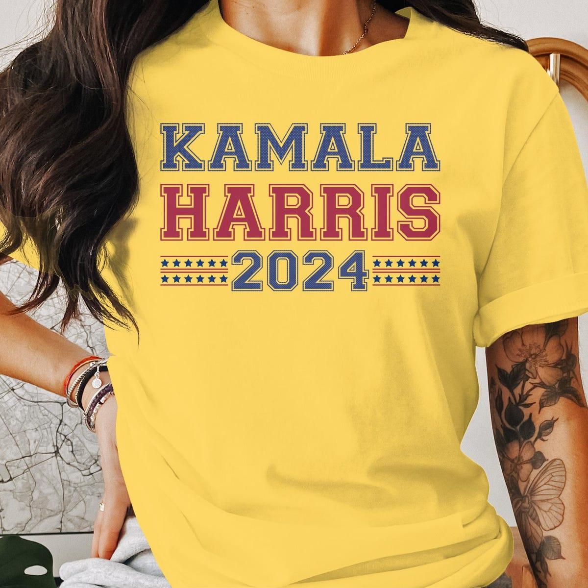 Front And Back Madam President Kamala Harris Shirt 6