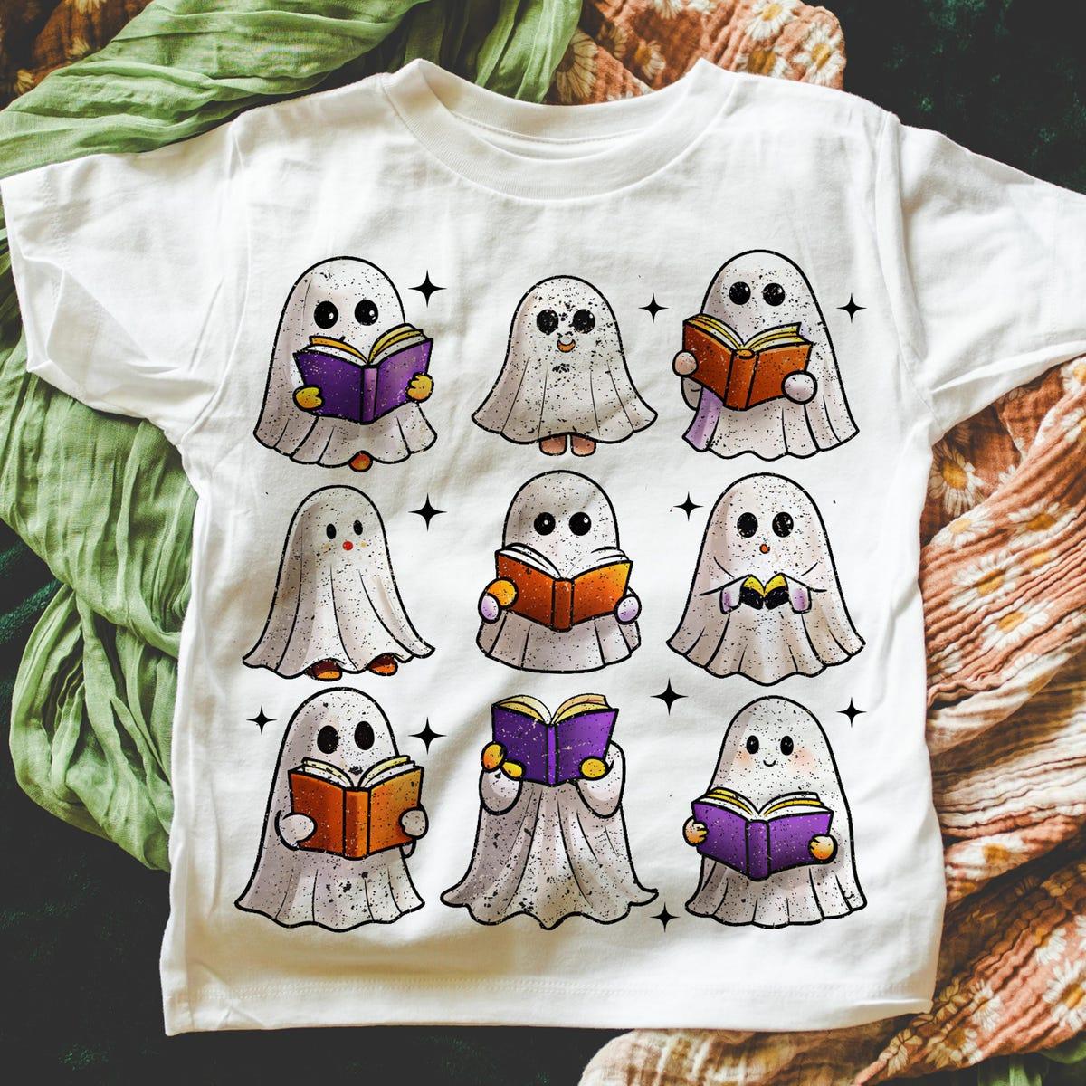 Funny Book Lover Halloween Shirt 2