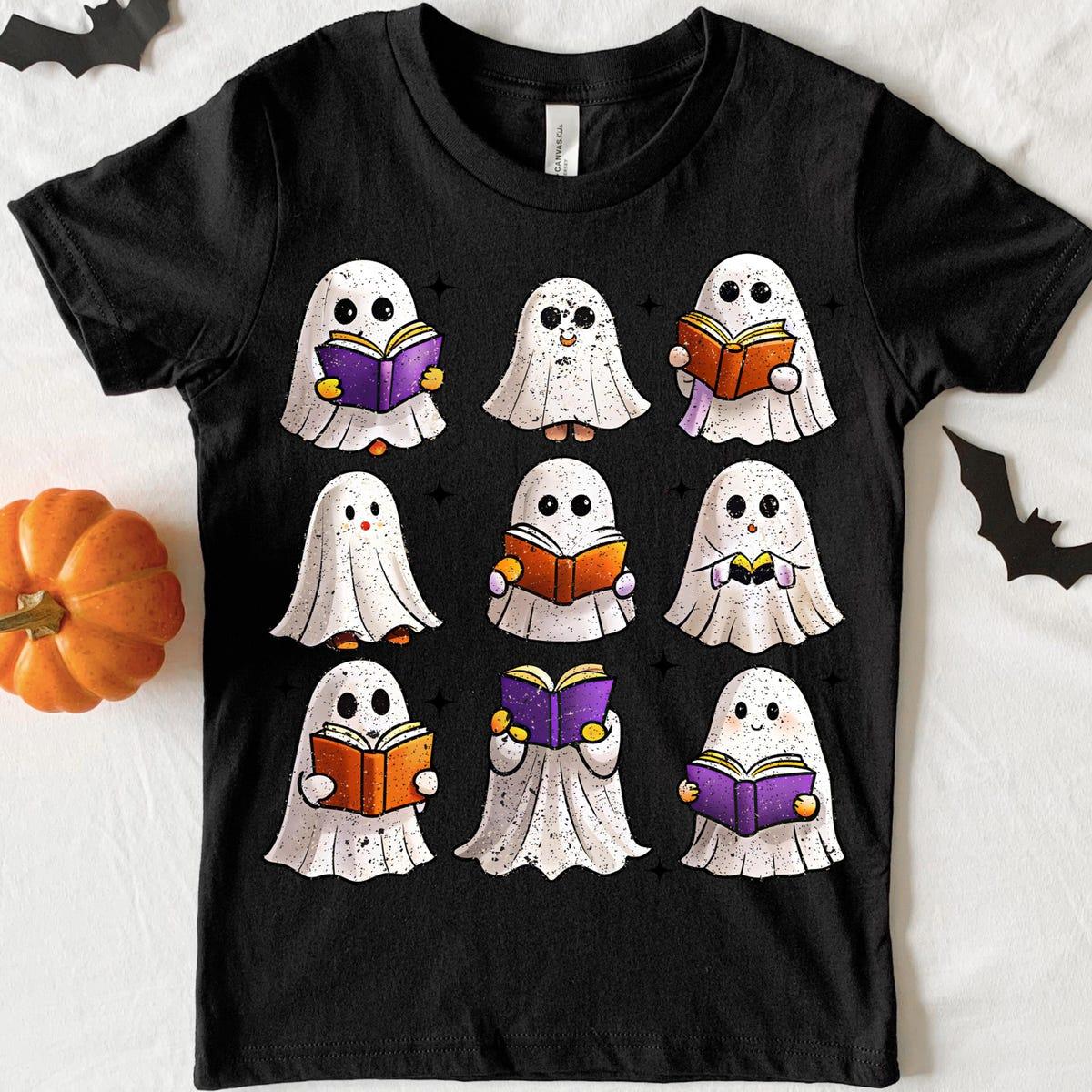 Funny Book Lover Halloween Shirt 3