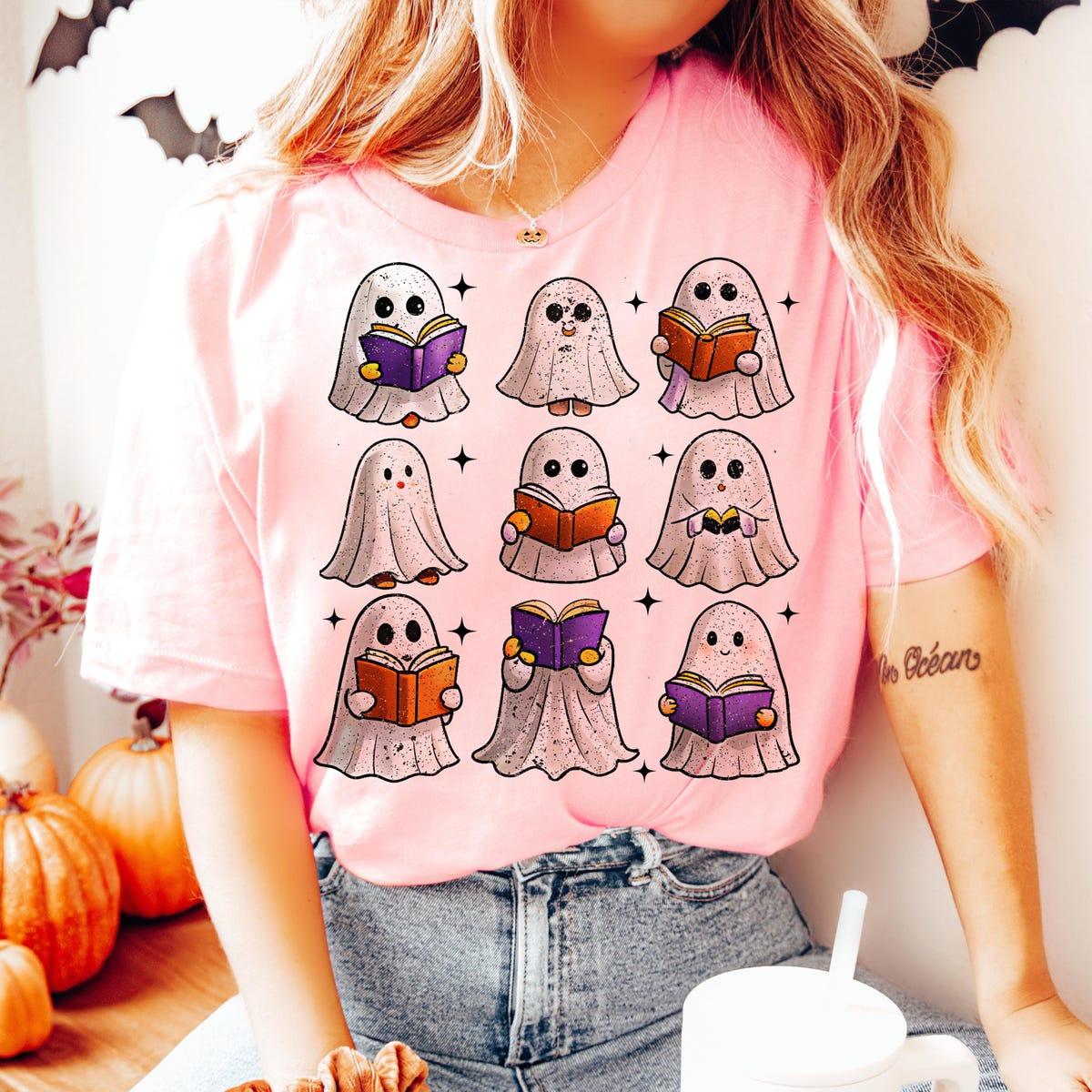 Funny Book Lover Halloween Shirt 4