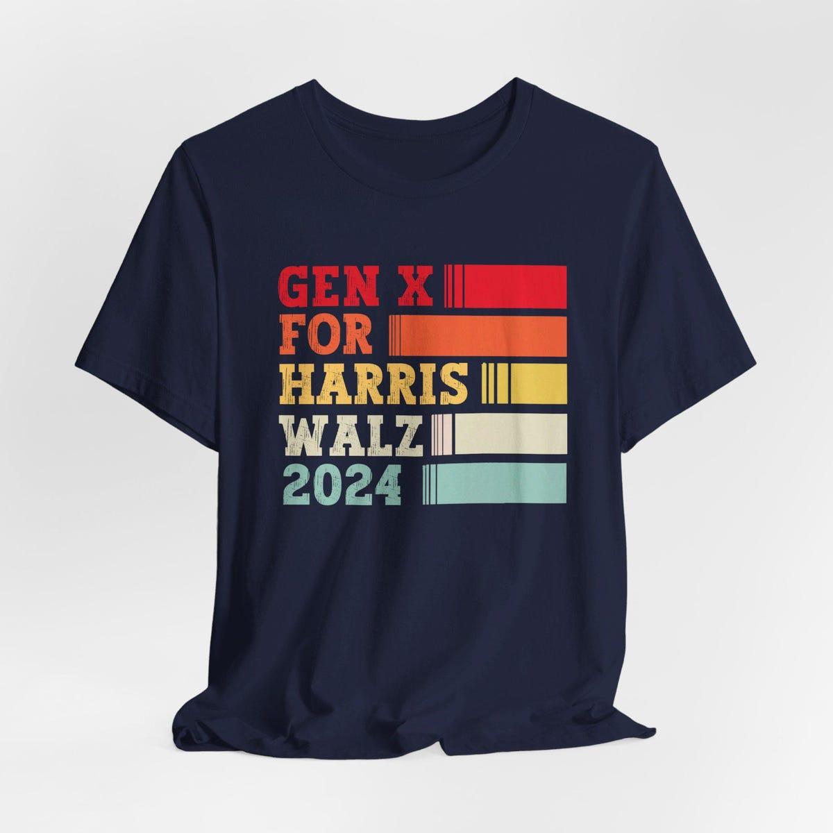 Gen X For Harris Walz Kamala Harris Shirt 9