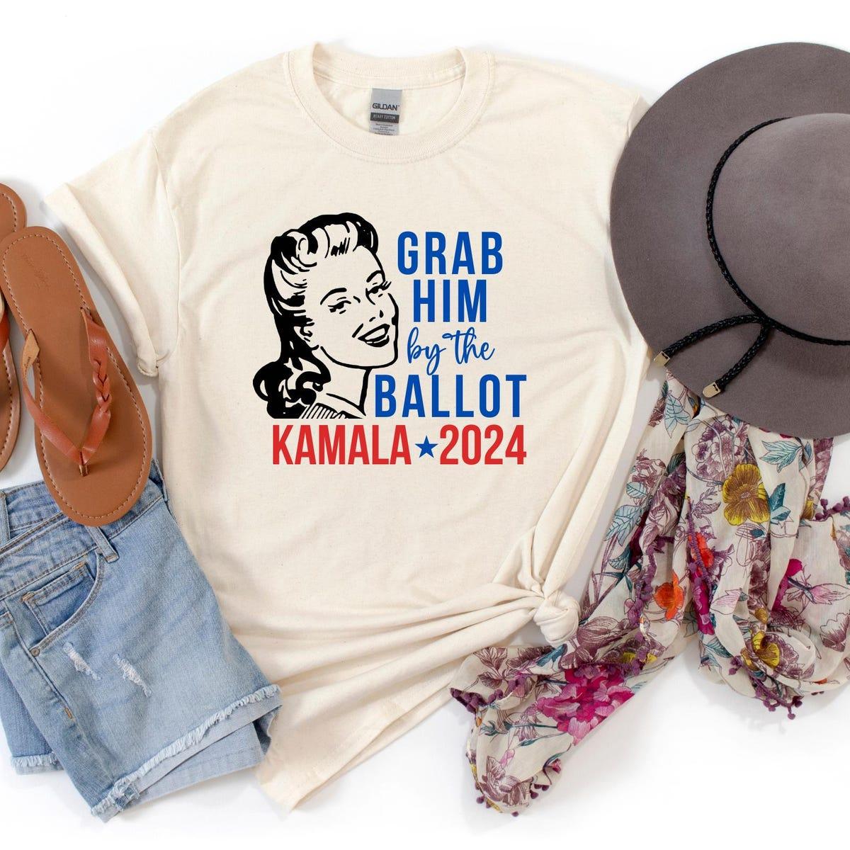 Grab Him By The Ballo Kamala Harris Shirt 2