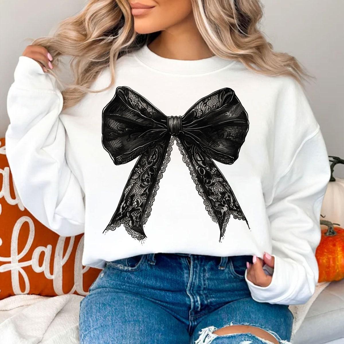 Halloween Gothic Coquette Bow Shirt 2