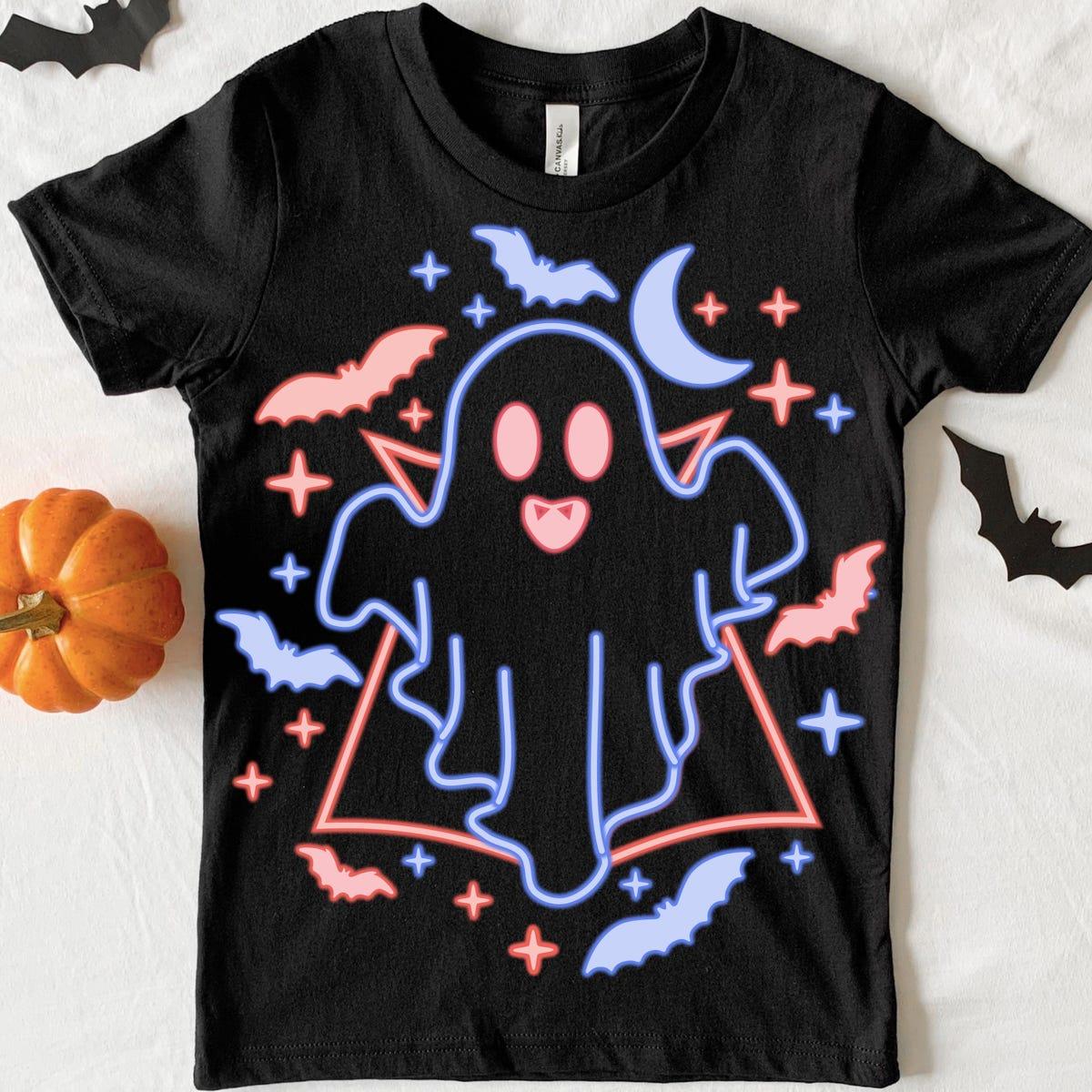 Halloween Toddler Neon Shirt 1