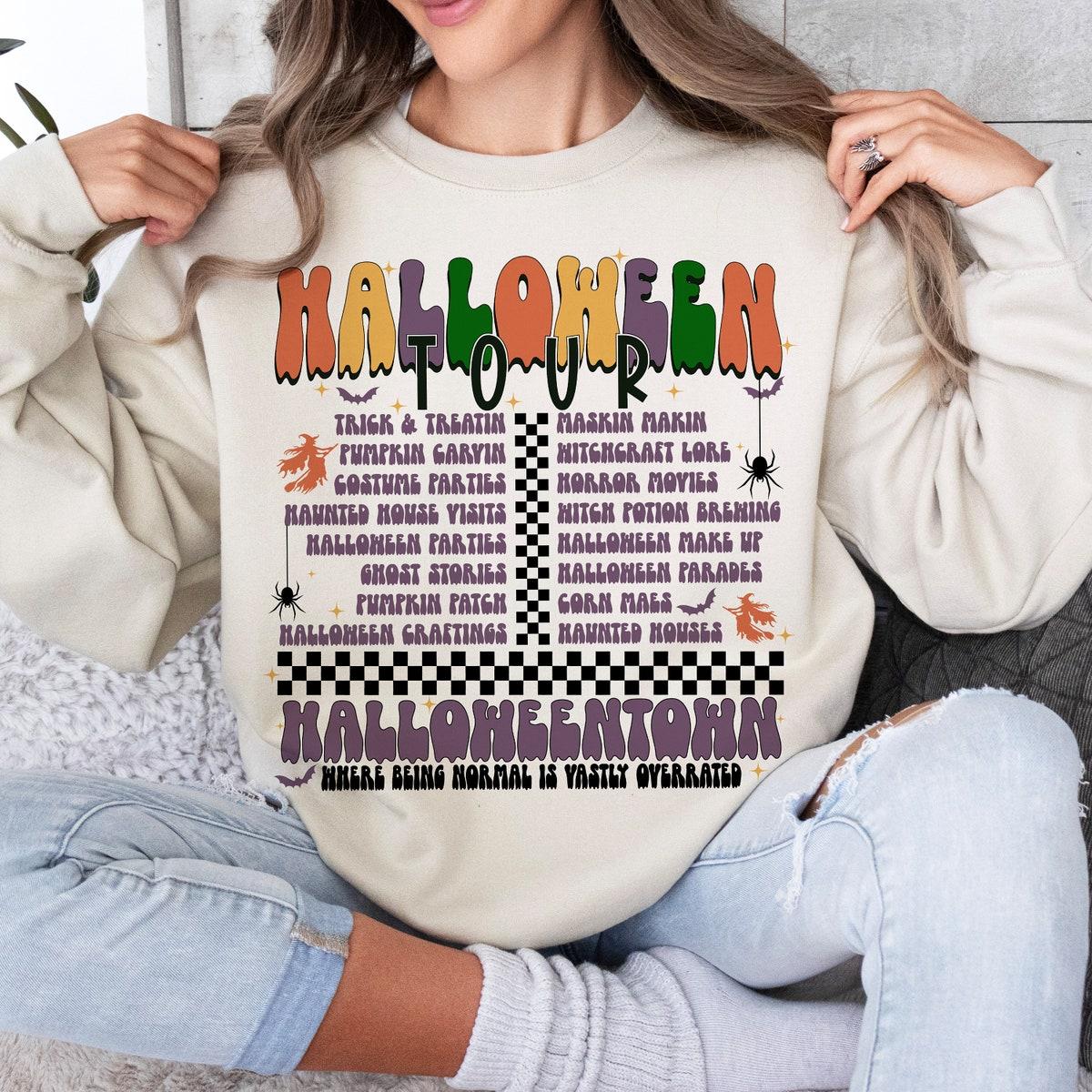 Halloween Tour Retro Halloween Vibes Shirt 2