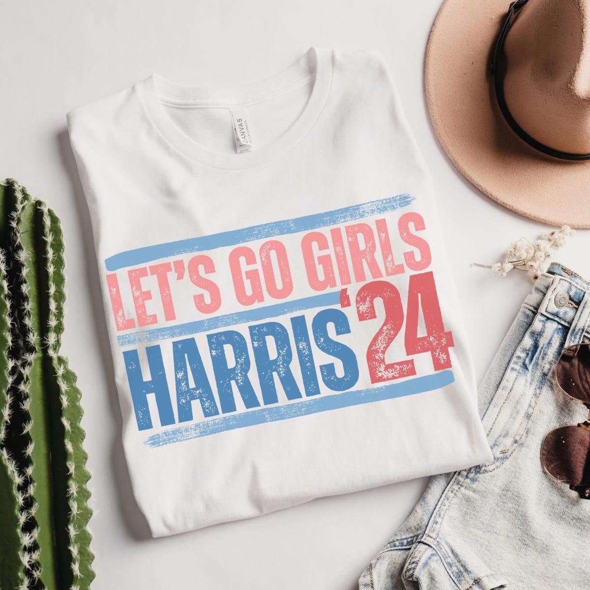 Harris 24 Lets Go Girls Election Shirt 1