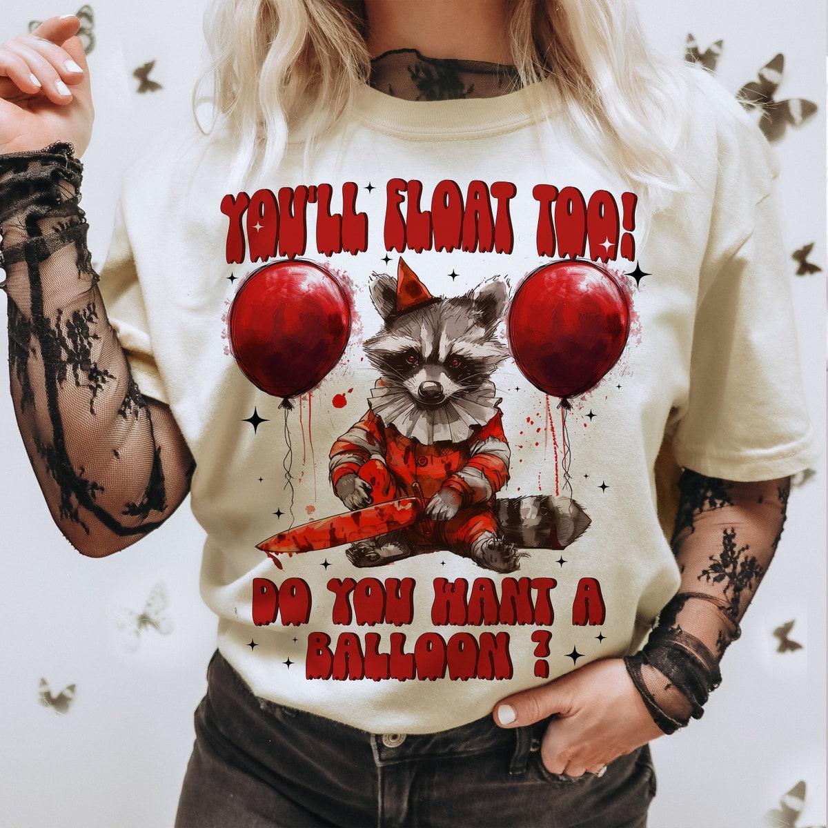 Horror Raccoon Halloween Shirt 1