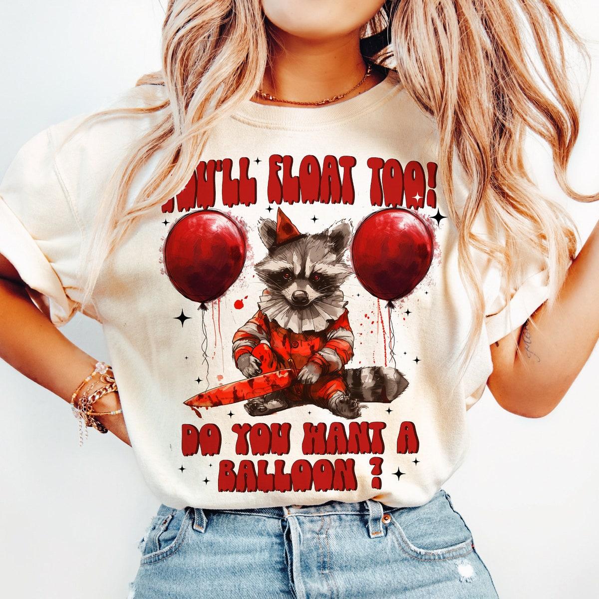 Horror Raccoon Halloween Shirt 2