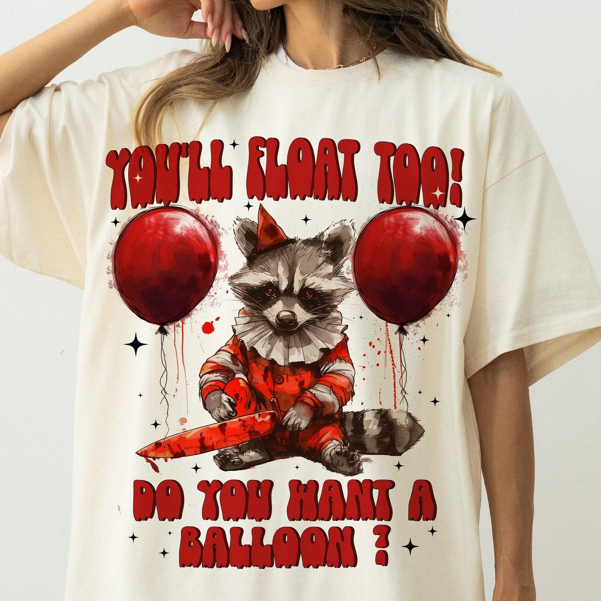 Horror Raccoon Halloween Shirt 3