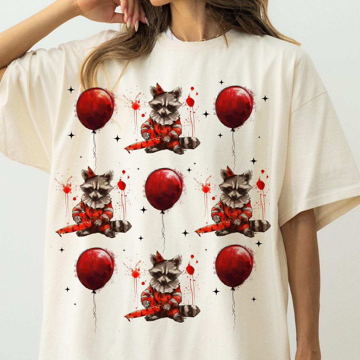 Horror Raccoon Halloween Shirt 3