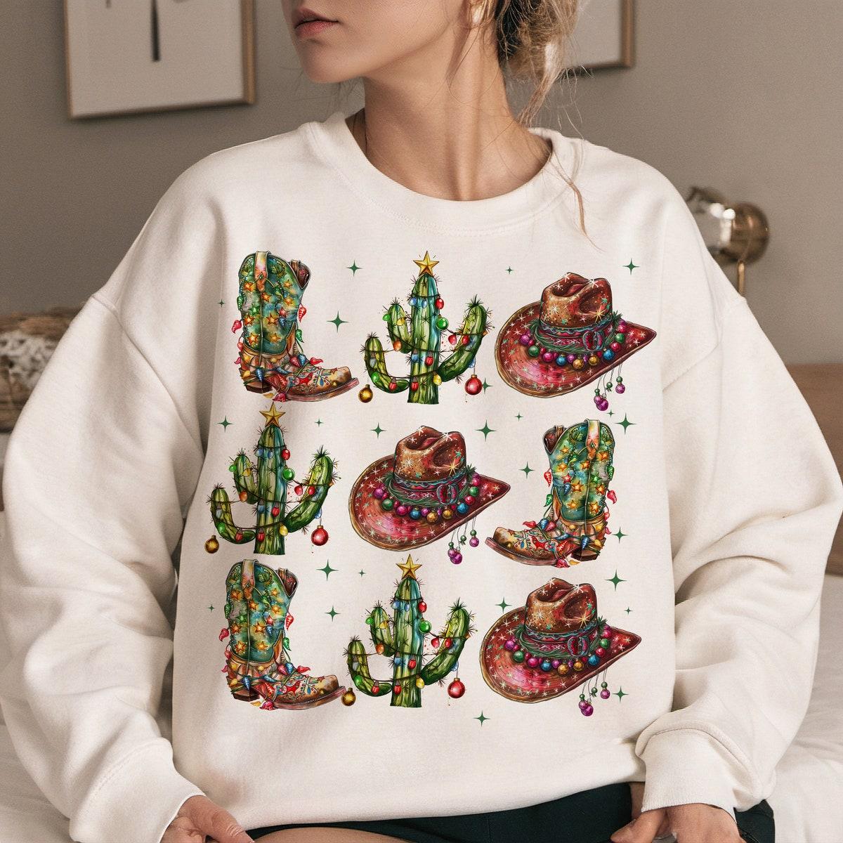 Howdy Chrsitmas Christmas Season Sweatshirts 2