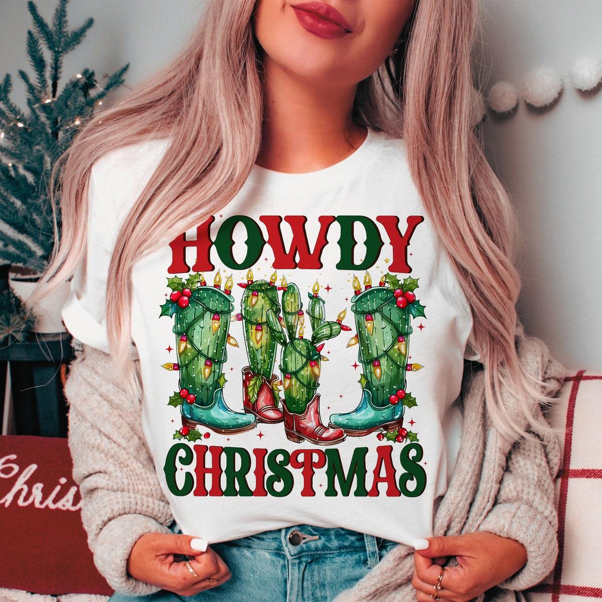 Howdy Chrsitmas Season Sweatshirts 4