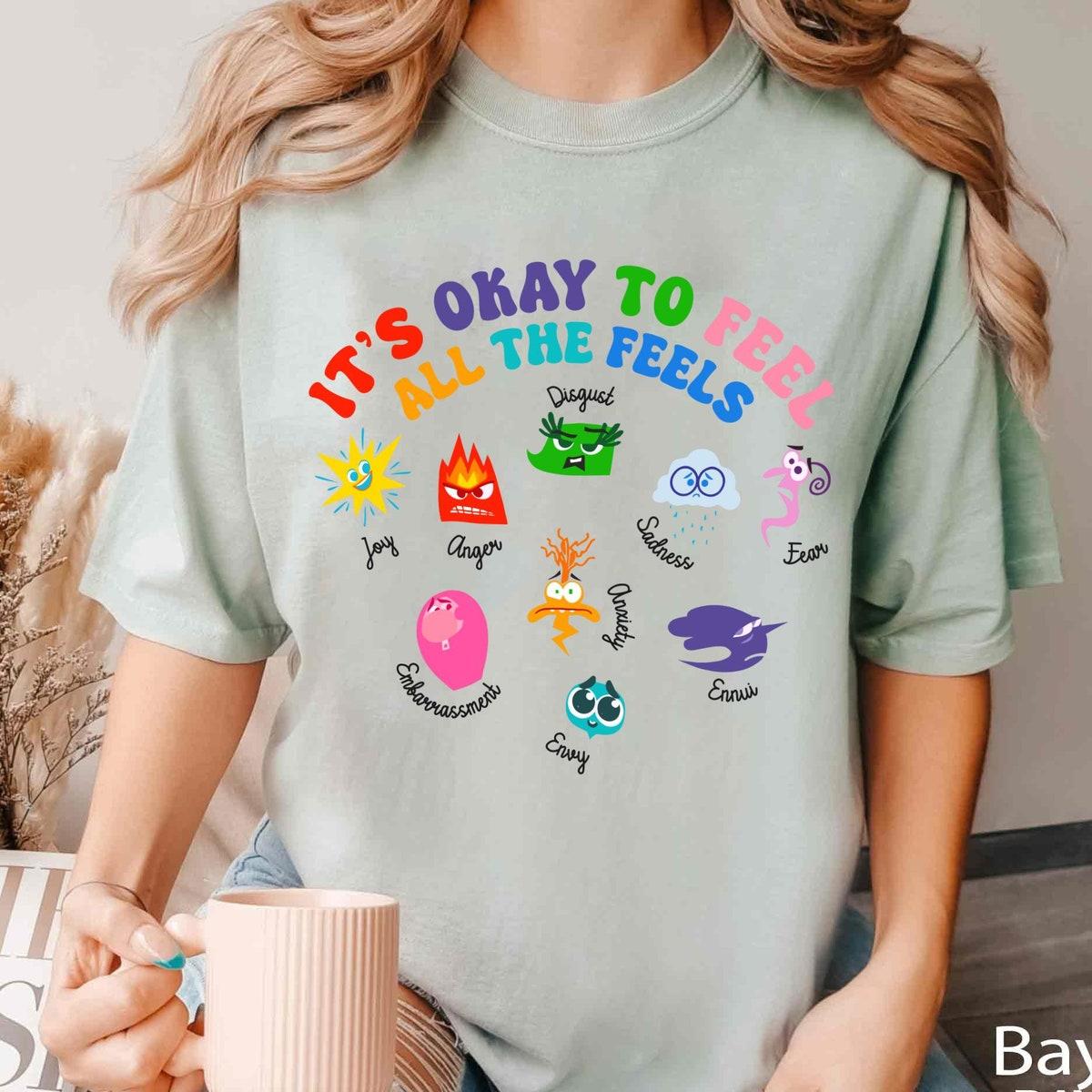 Inside Out It's Okay To Feel All The Feels Shirt 3