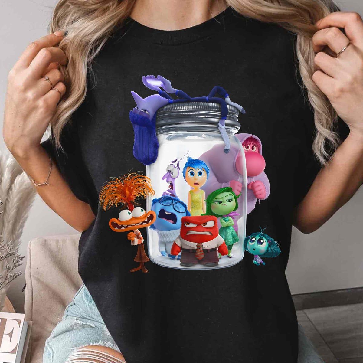 Inside Out Joy Sadness Anger Disgust Fear Anxiety Ennui Envy Embarrassment Shirt 4