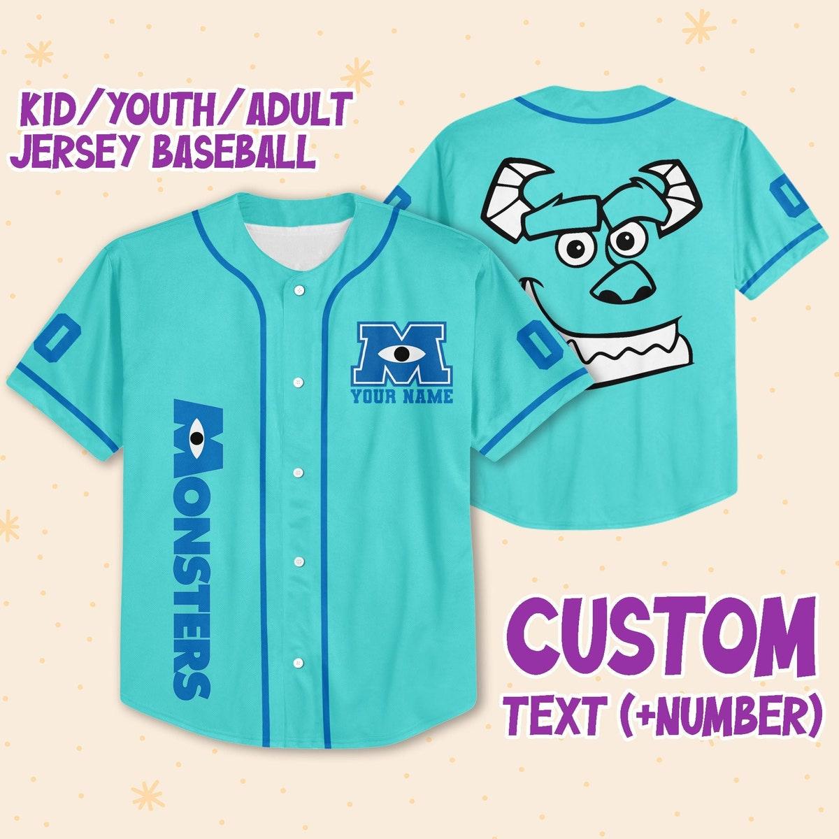 Jersey Sully Head Custom Baseball Jersey 1