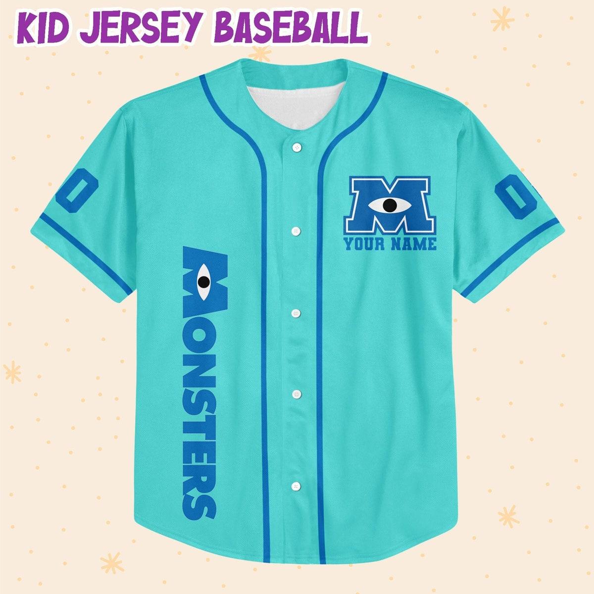 Jersey Sully Head Custom Baseball Jersey 2