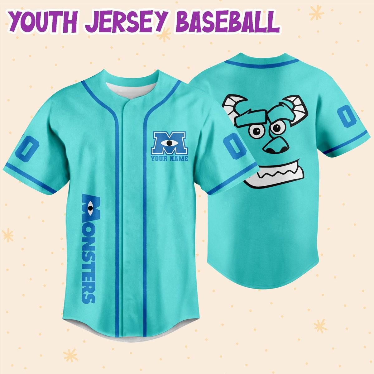 Jersey Sully Head Custom Baseball Jersey 5