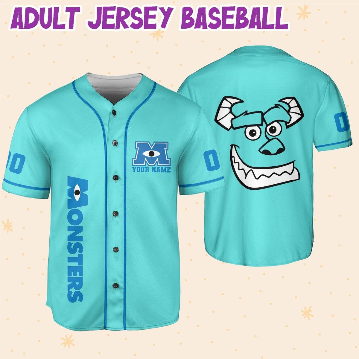 Jersey Sully Head Custom Baseball Jersey 6