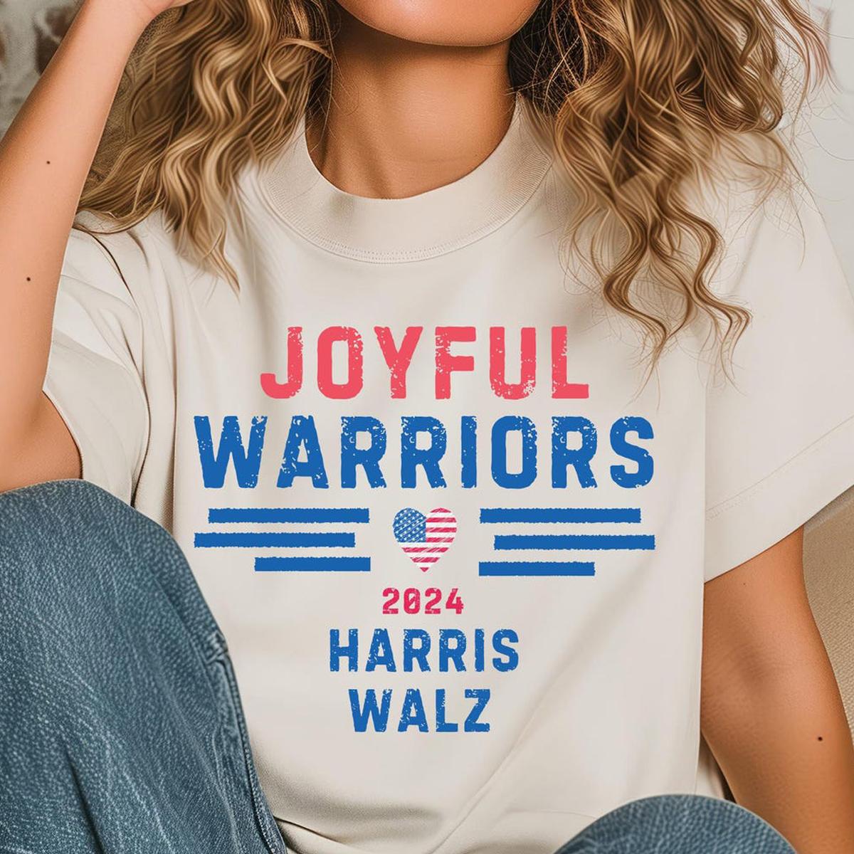 Joyful Warriors Kamala Harris 2024 Us Election President Shirt 1