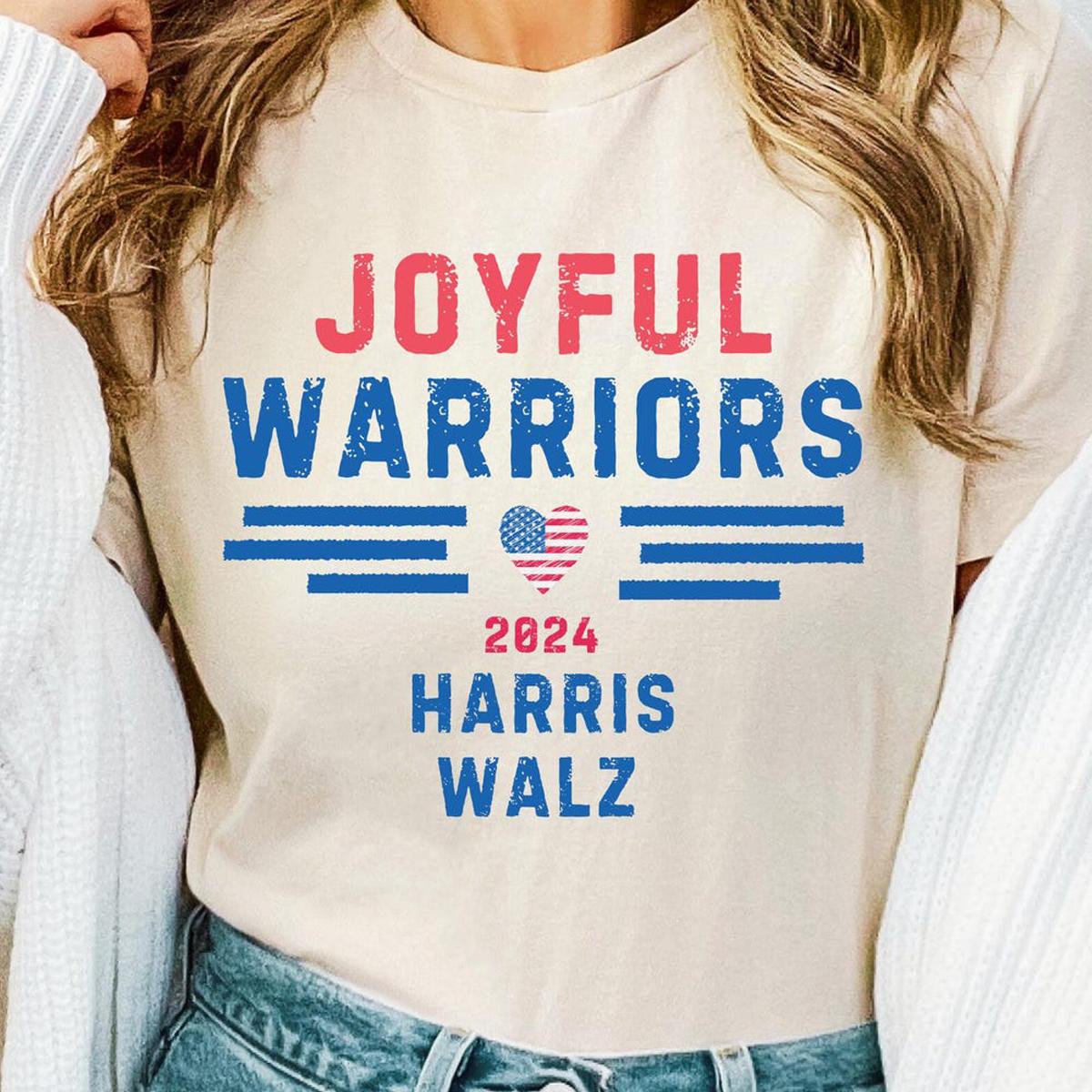 Joyful Warriors Kamala Harris 2024 Us Election President Shirt 2