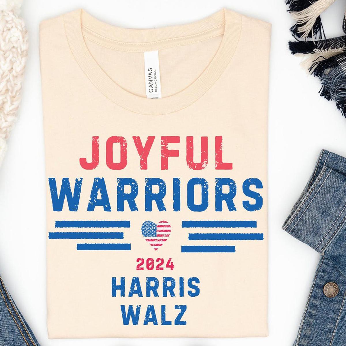 Joyful Warriors Kamala Harris 2024 Us Election President Shirt 3