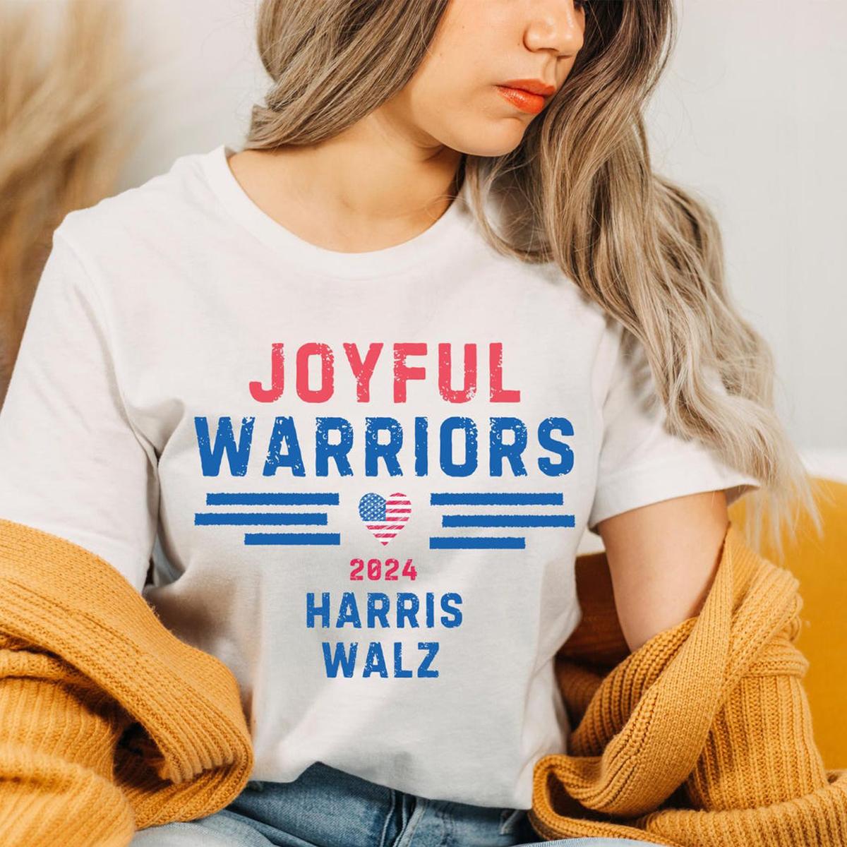 Joyful Warriors Kamala Harris 2024 Us Election President Shirt 4