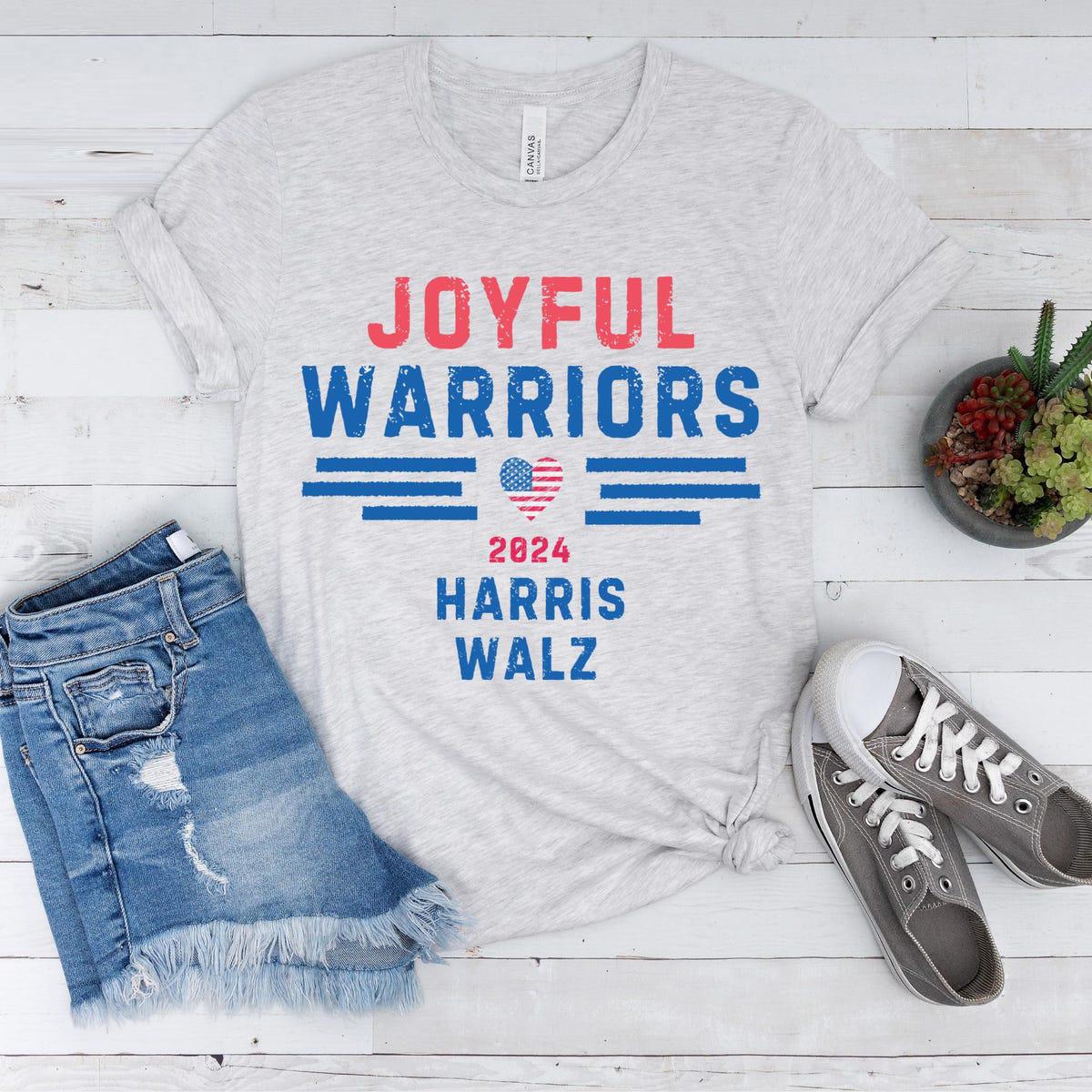 Joyful Warriors Kamala Harris 2024 Us Election President Shirt 5