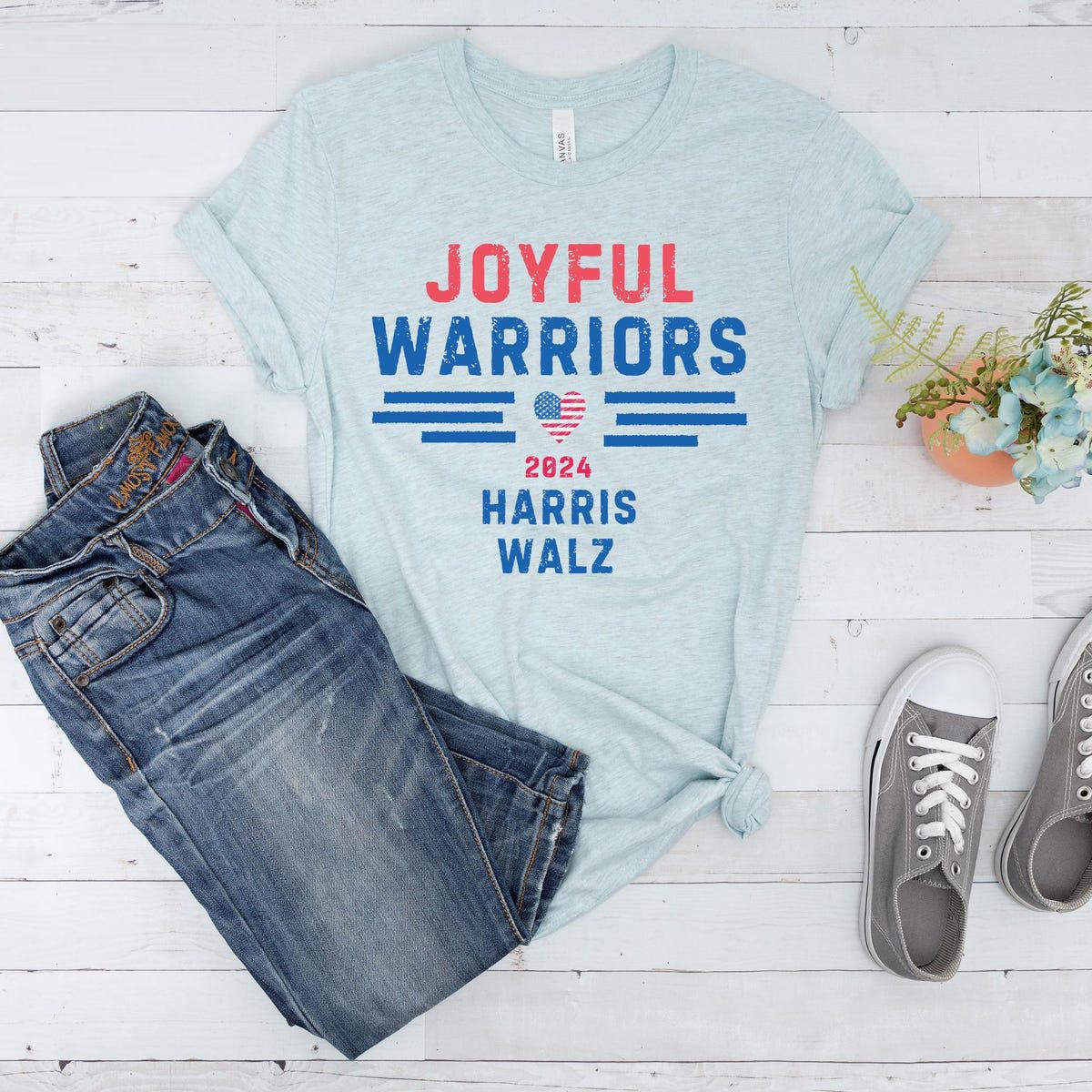 Joyful Warriors Kamala Harris 2024 Us Election President Shirt 6