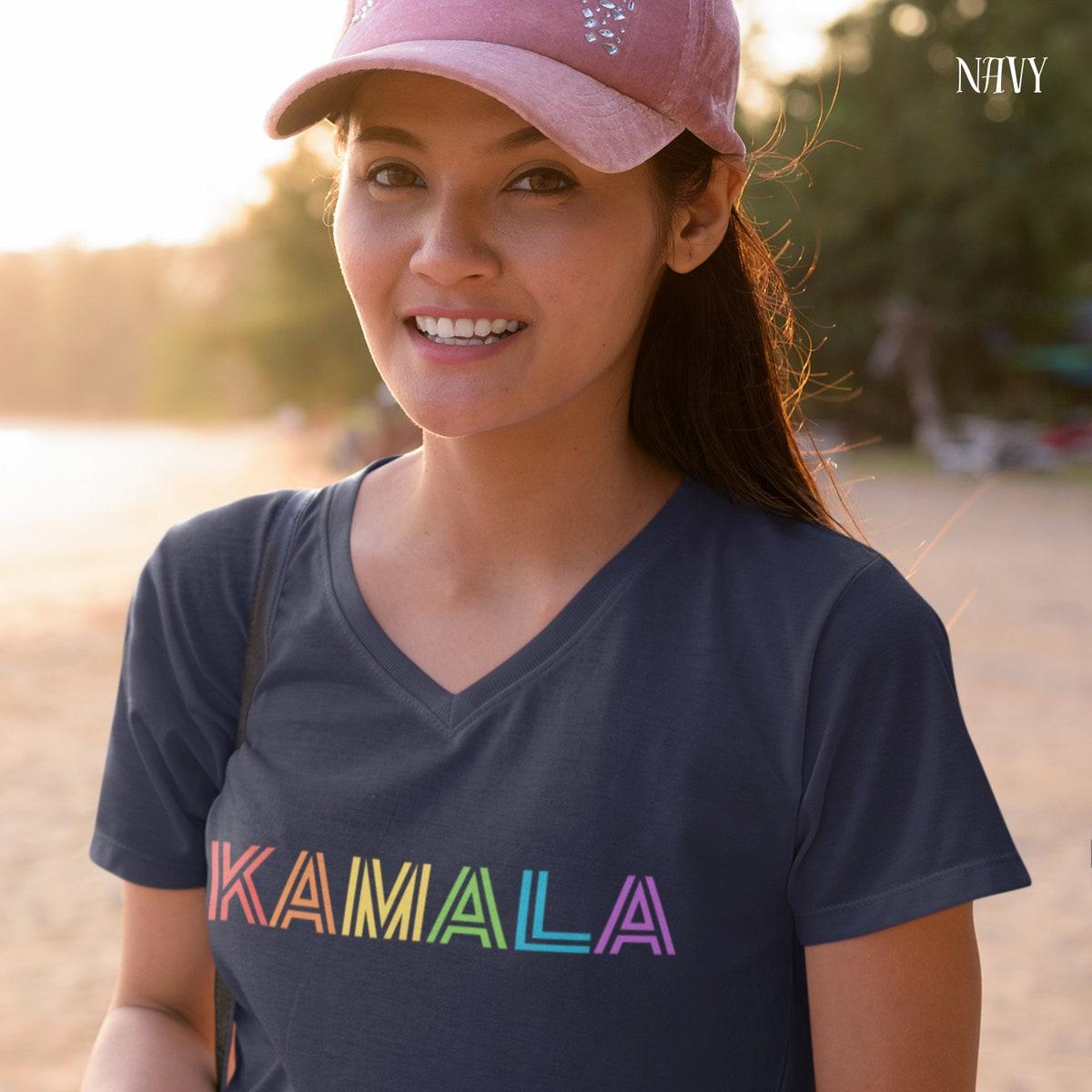 Kamala For Pres V neck Kamala Harris Shirt 2