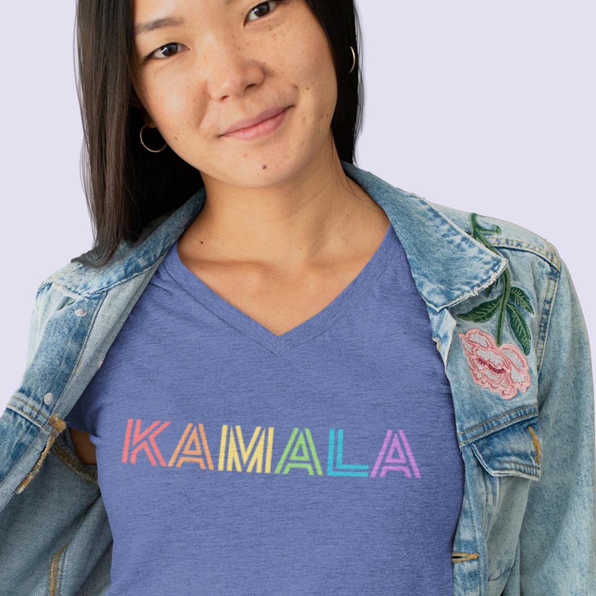 Kamala For Pres V neck Kamala Harris Shirt 6