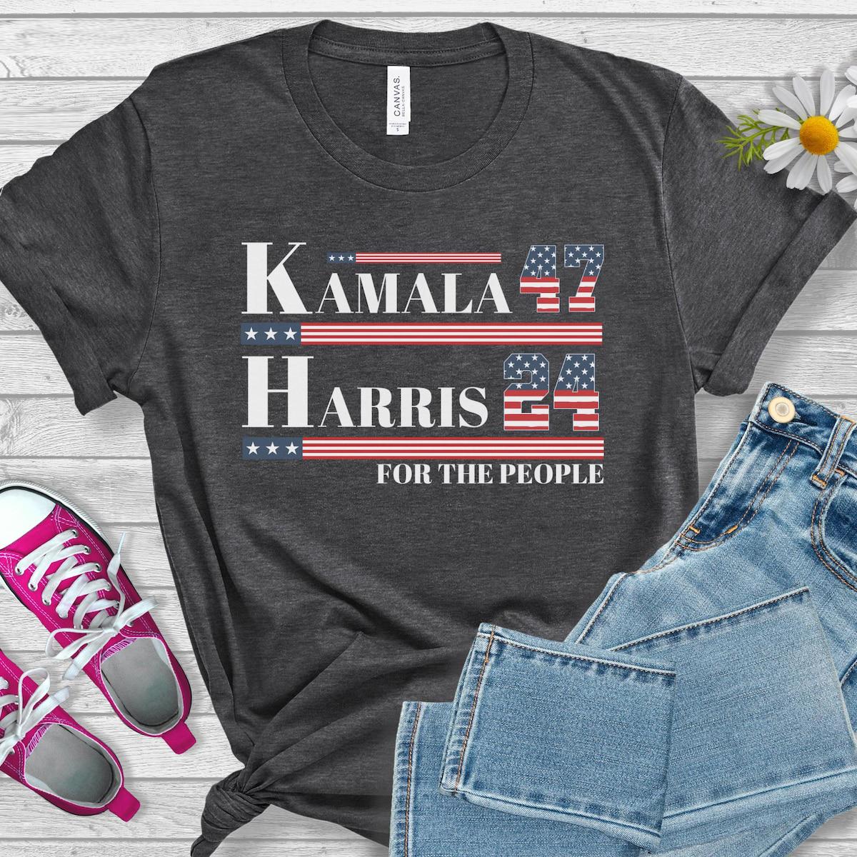 Kamala Harris 24 For The People President 2024 Shirt 2