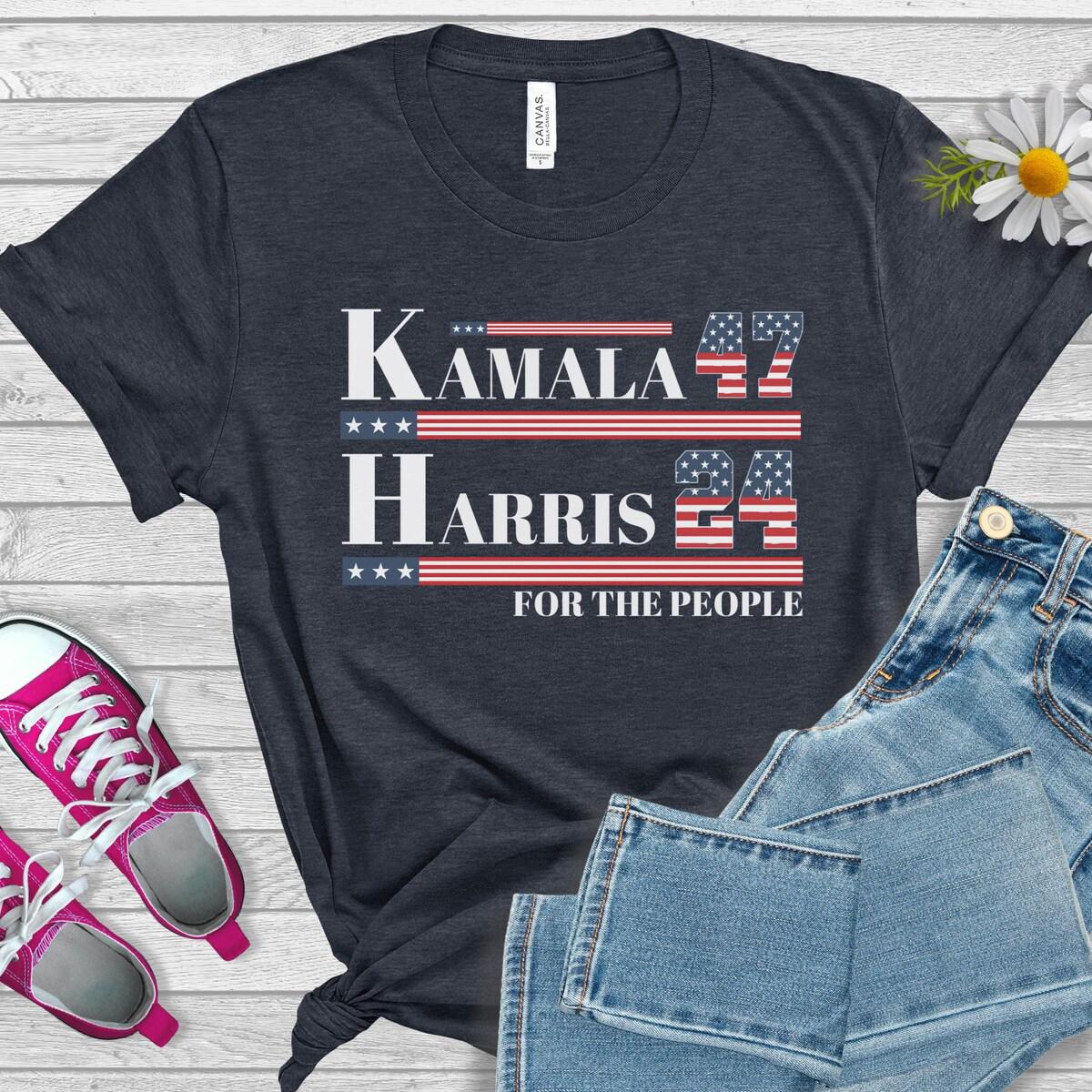 Kamala Harris 24 For The People President 2024 Shirt 4