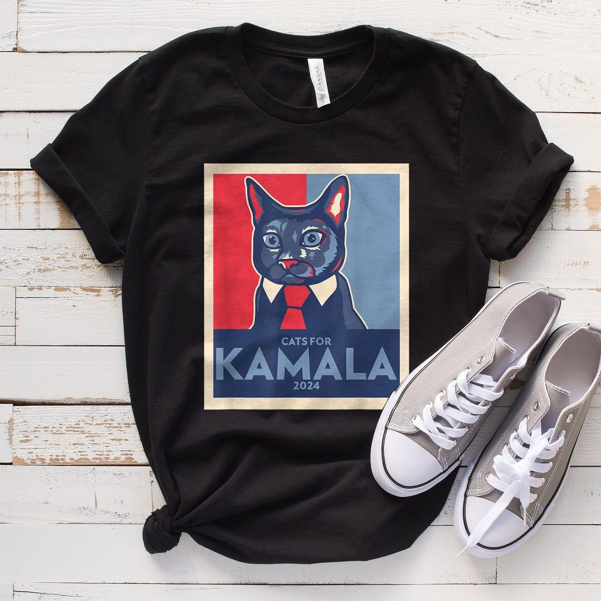 Kamala Harris Childless Cat Lady Shirt 2