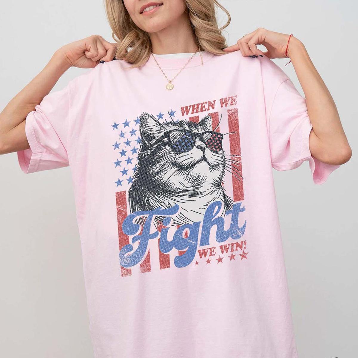 Kamala Harris When We Fight We Win Harris Walz Shirt 2