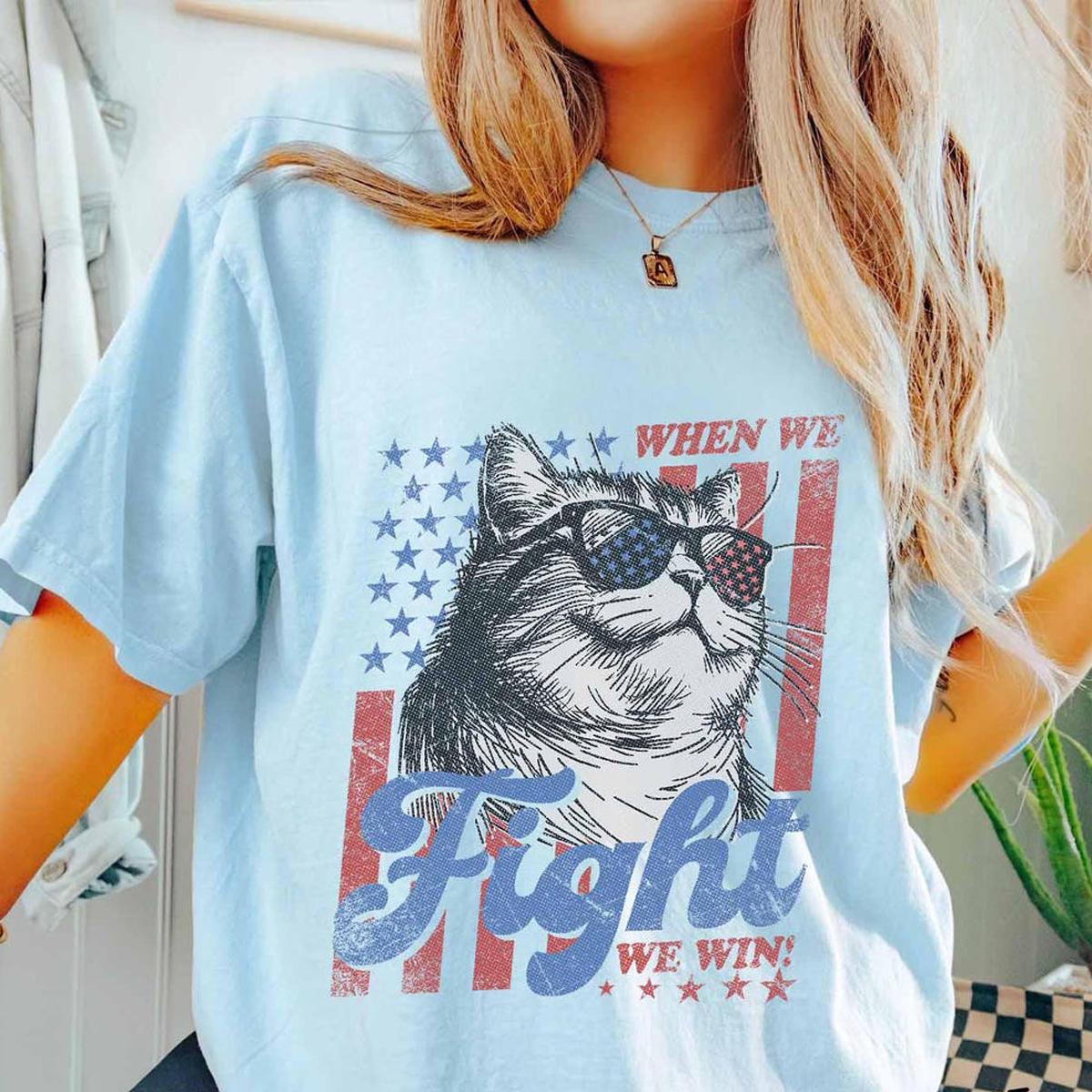 Kamala Harris When We Fight We Win Harris Walz Shirt 3