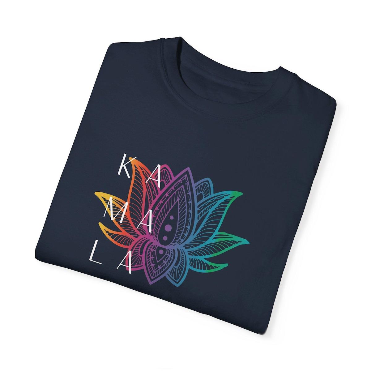 Kamala Lotus Rainbow Floral 2024 Shirt 8