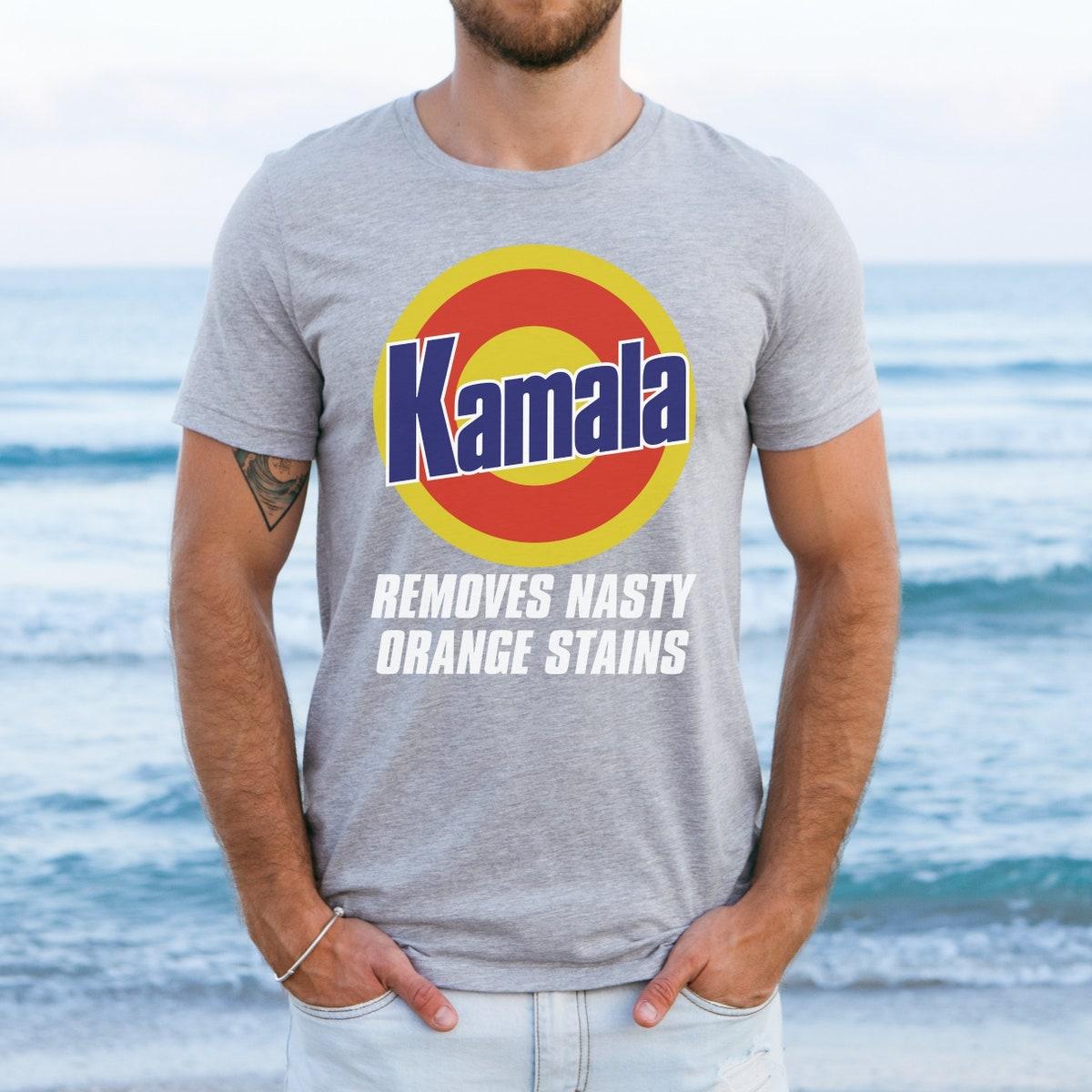 Kamala Removes Nasty Orange Stains Kamala Harris Merch Anti Trump Shirt 2