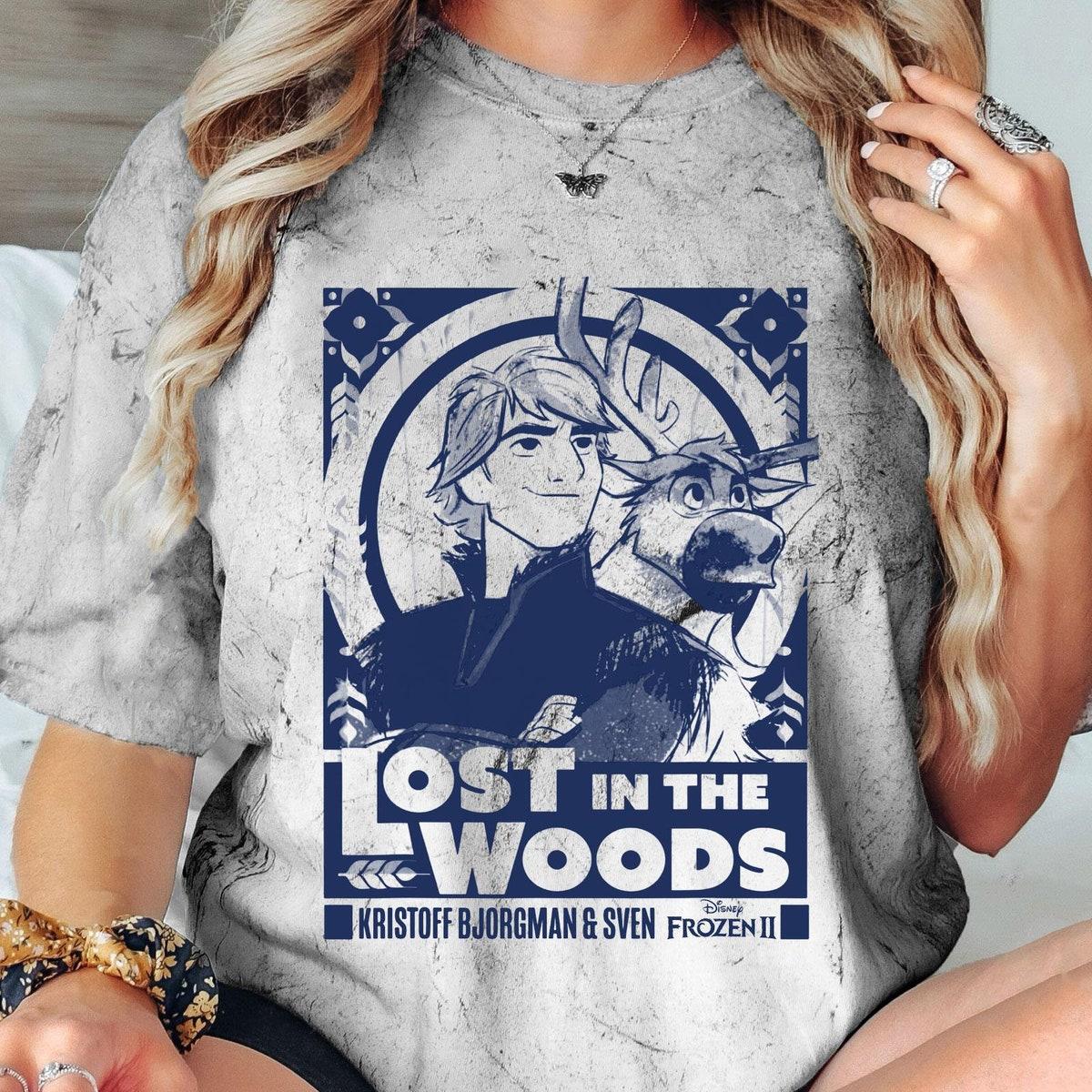 Kristoff And Sven Lost In The Woods Poster Shirt 2