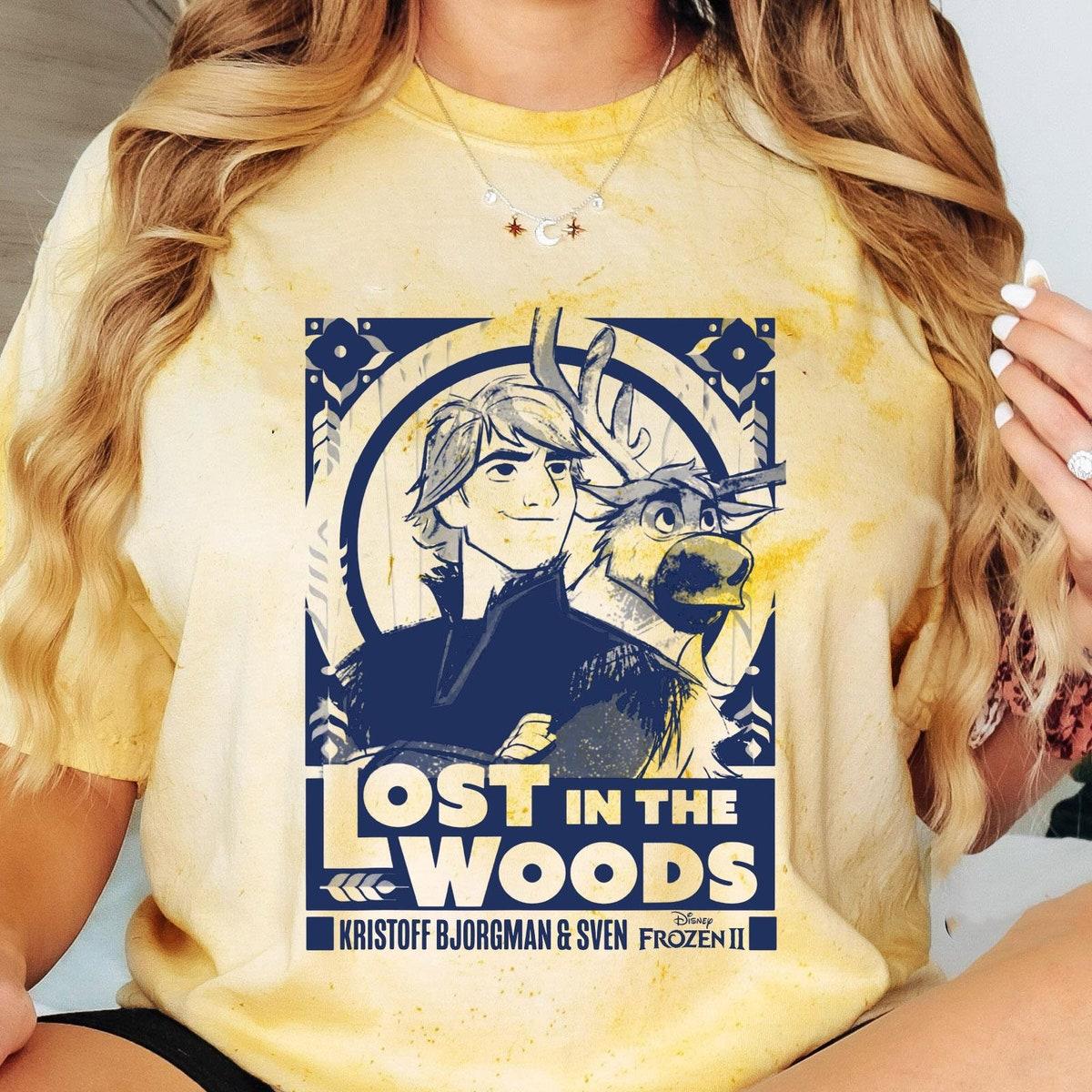 Kristoff And Sven Lost In The Woods Poster Shirt 5