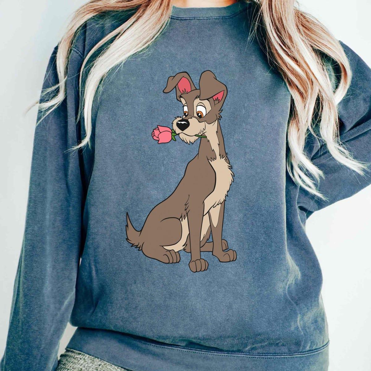 Lady And The Tramp Portrait Couple Matching Shirt 3