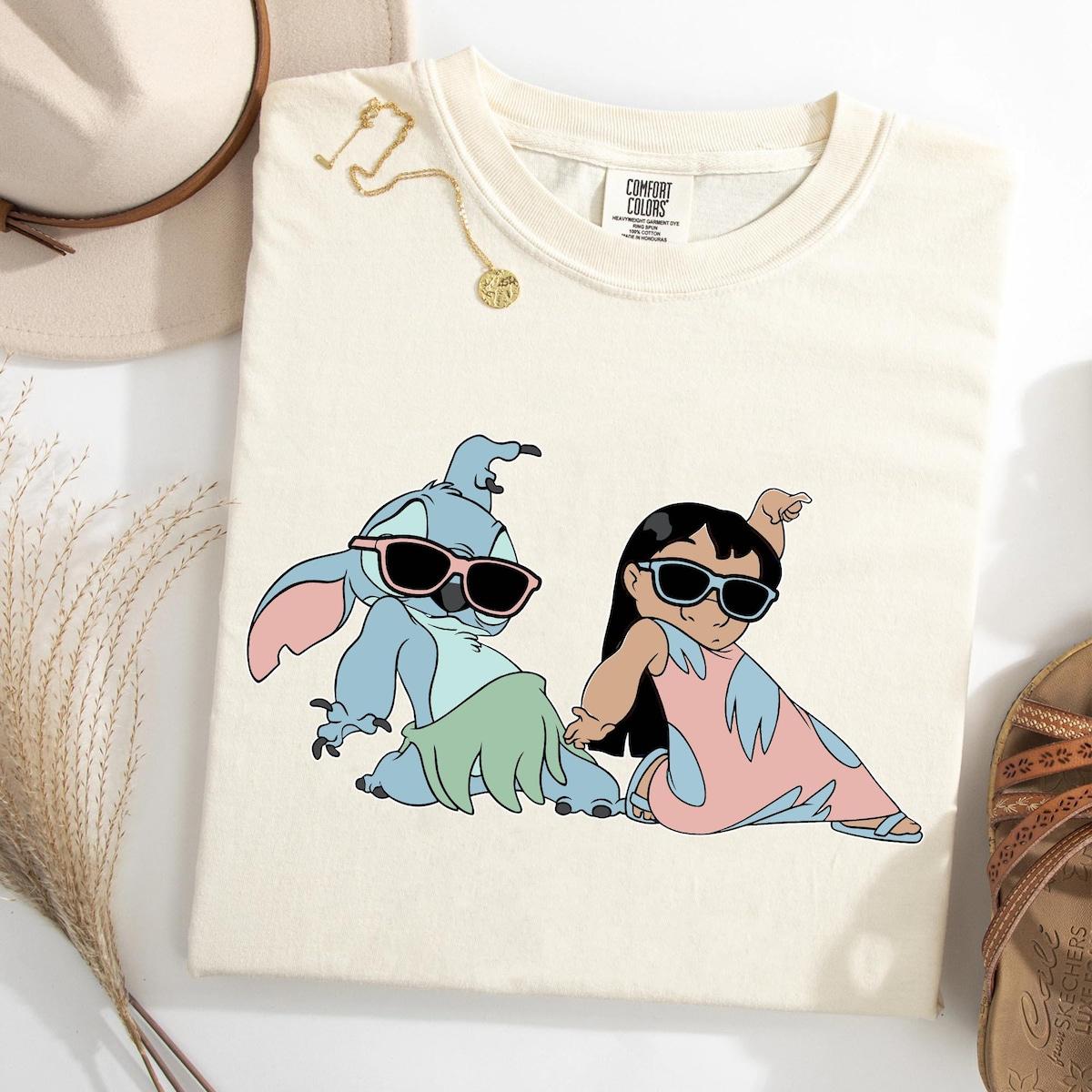 Lilo And Stitch Dancing Hawaii Aloha Stitch Disney Summer Shirt 1