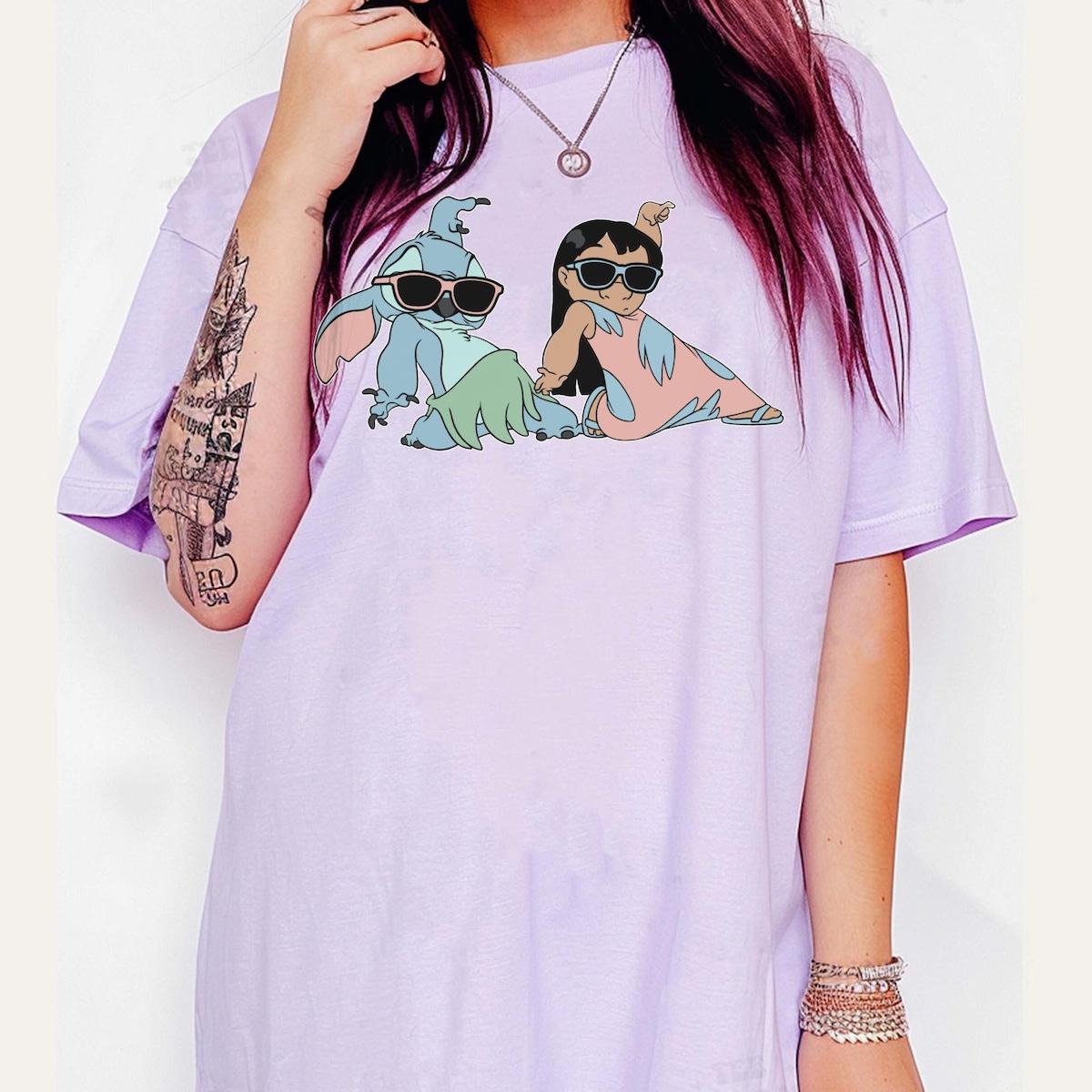 Lilo And Stitch Dancing Hawaii Aloha Stitch Disney Summer Shirt 5