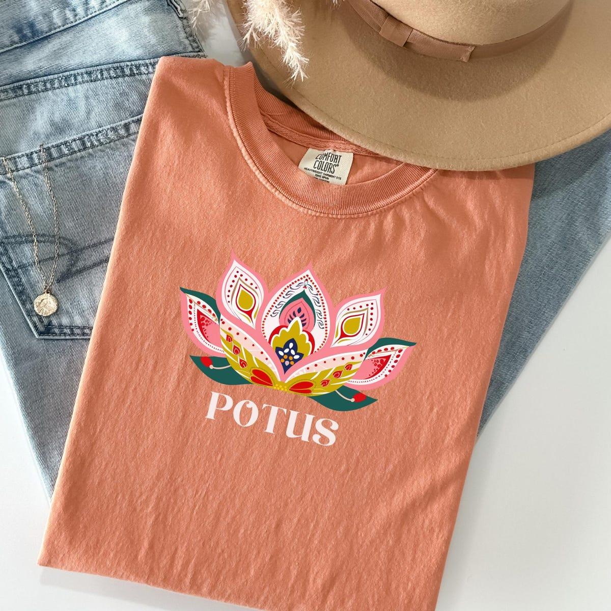 Lotus For Potus Kamala Harris 2024 Shirt 2