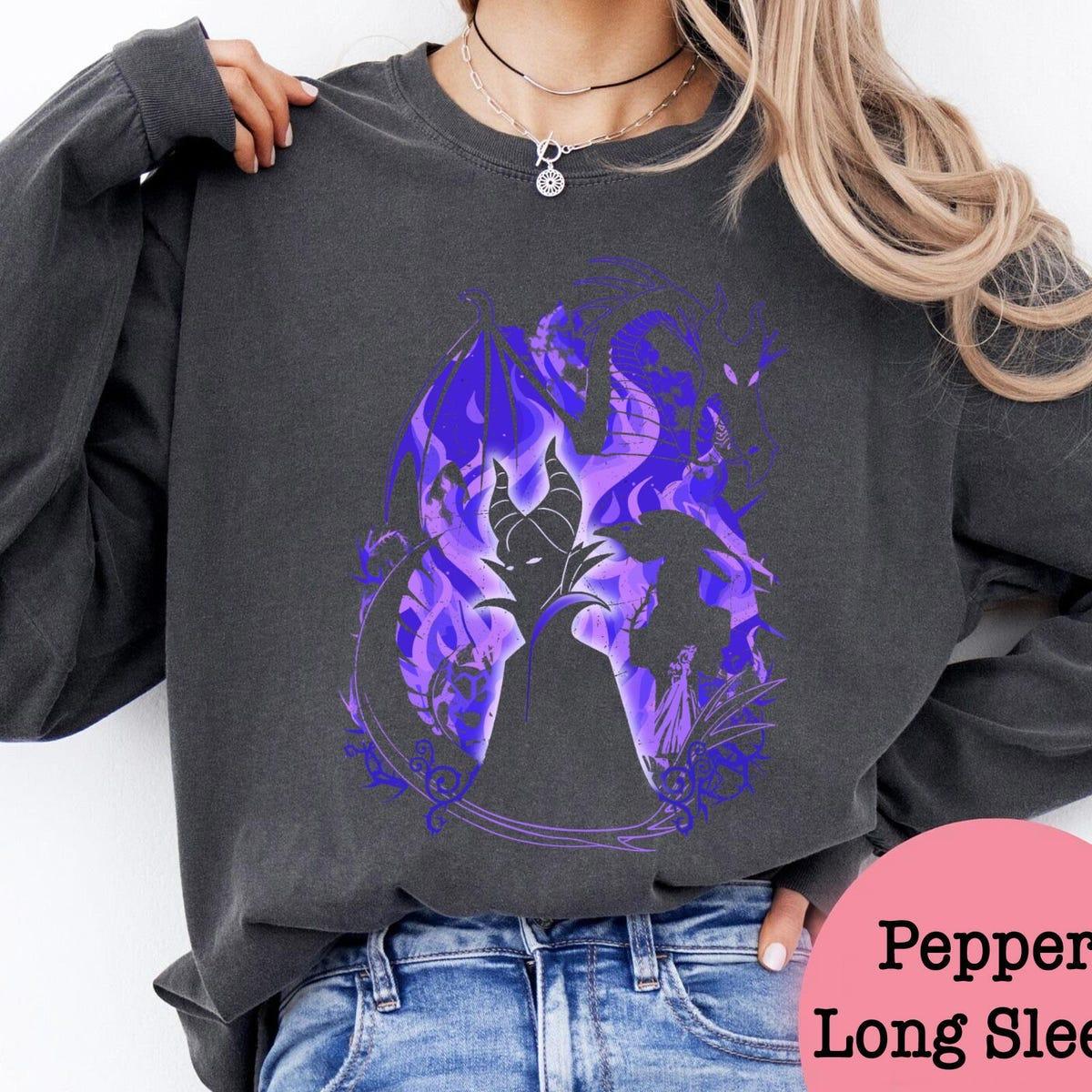 Maleficent Shadow Dragon Sleeping Beauty Disney Villain Shirt 5