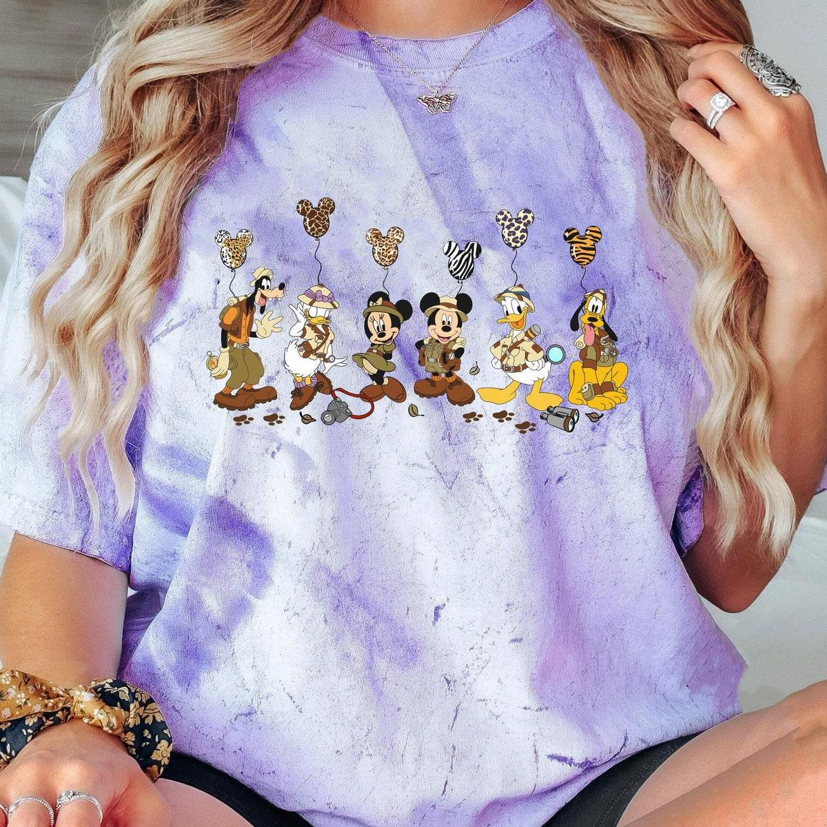 Mickey And Friends With Leopard Balloon Blast Shirt 3