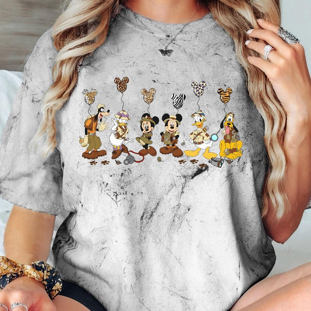 Mickey And Friends With Leopard Balloon Blast Shirt 5