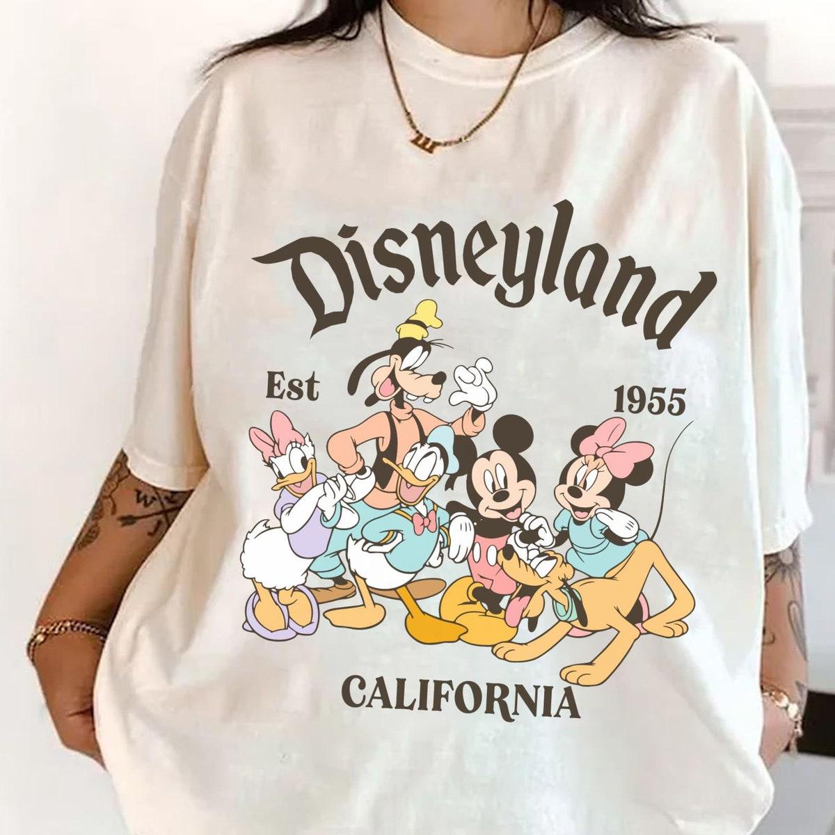 Mickey Friends Disneyland Est 1955 California Shirt 2